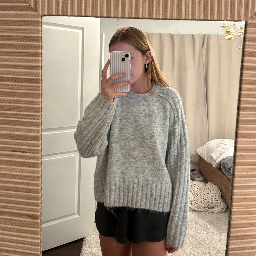 Cozy Gray Sweater